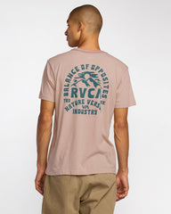 RVCA Ridge Short Sleeve Tee - Pale Mauve | RVCA near me