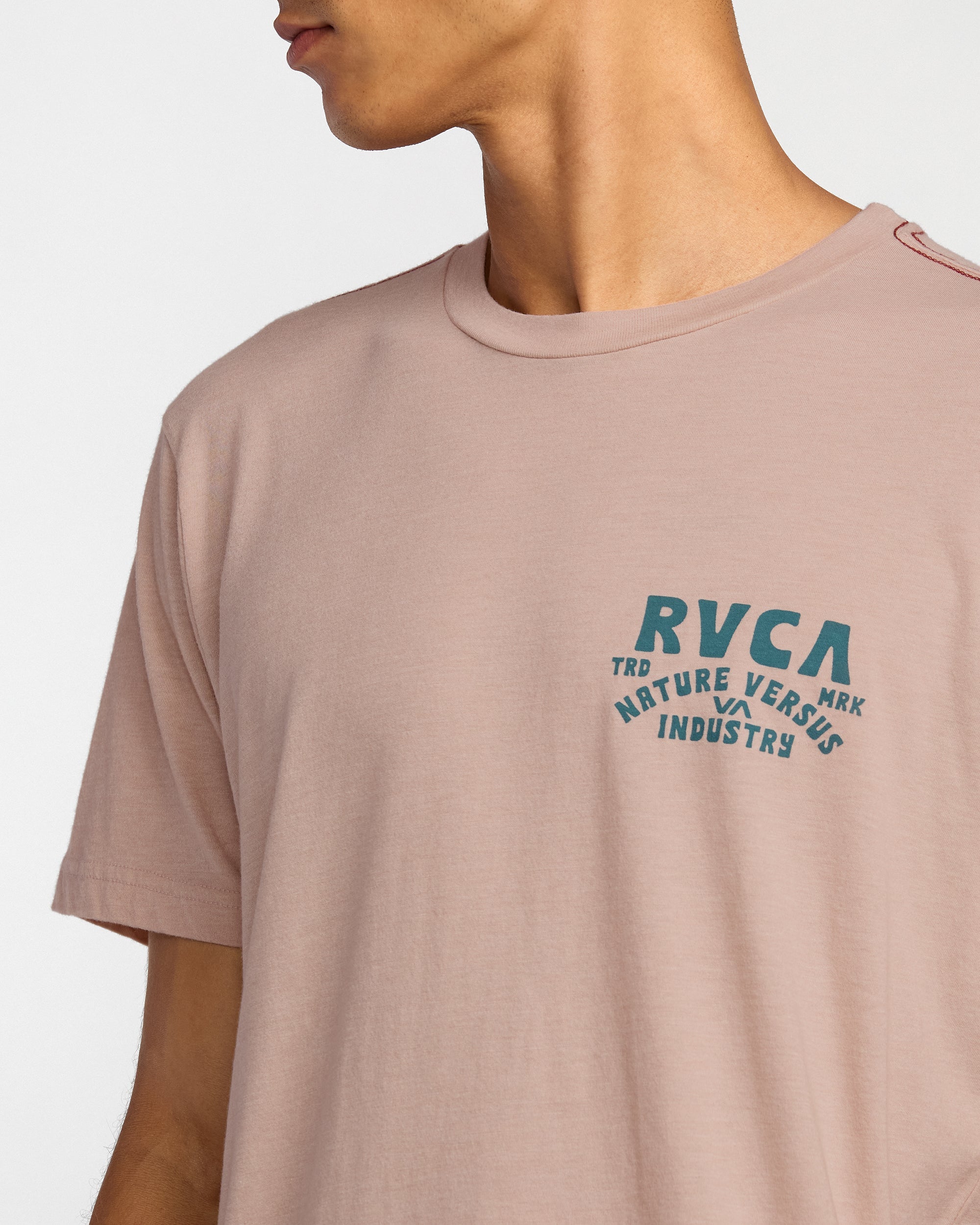 RVCA Ridge Short Sleeve Tee - Pale Mauve | RVCA near me