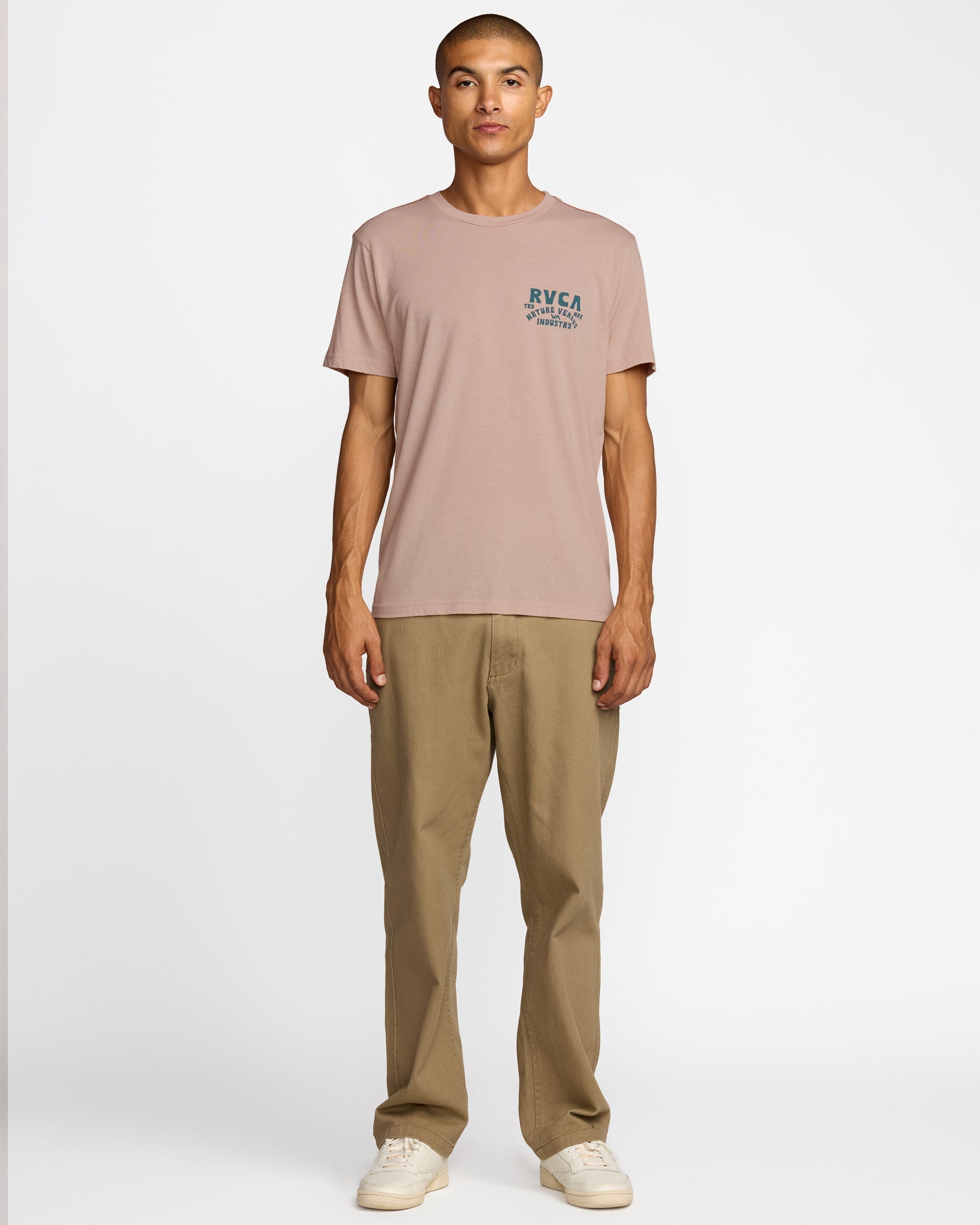 RVCA Ridge Short Sleeve Tee - Pale Mauve | RVCA near me