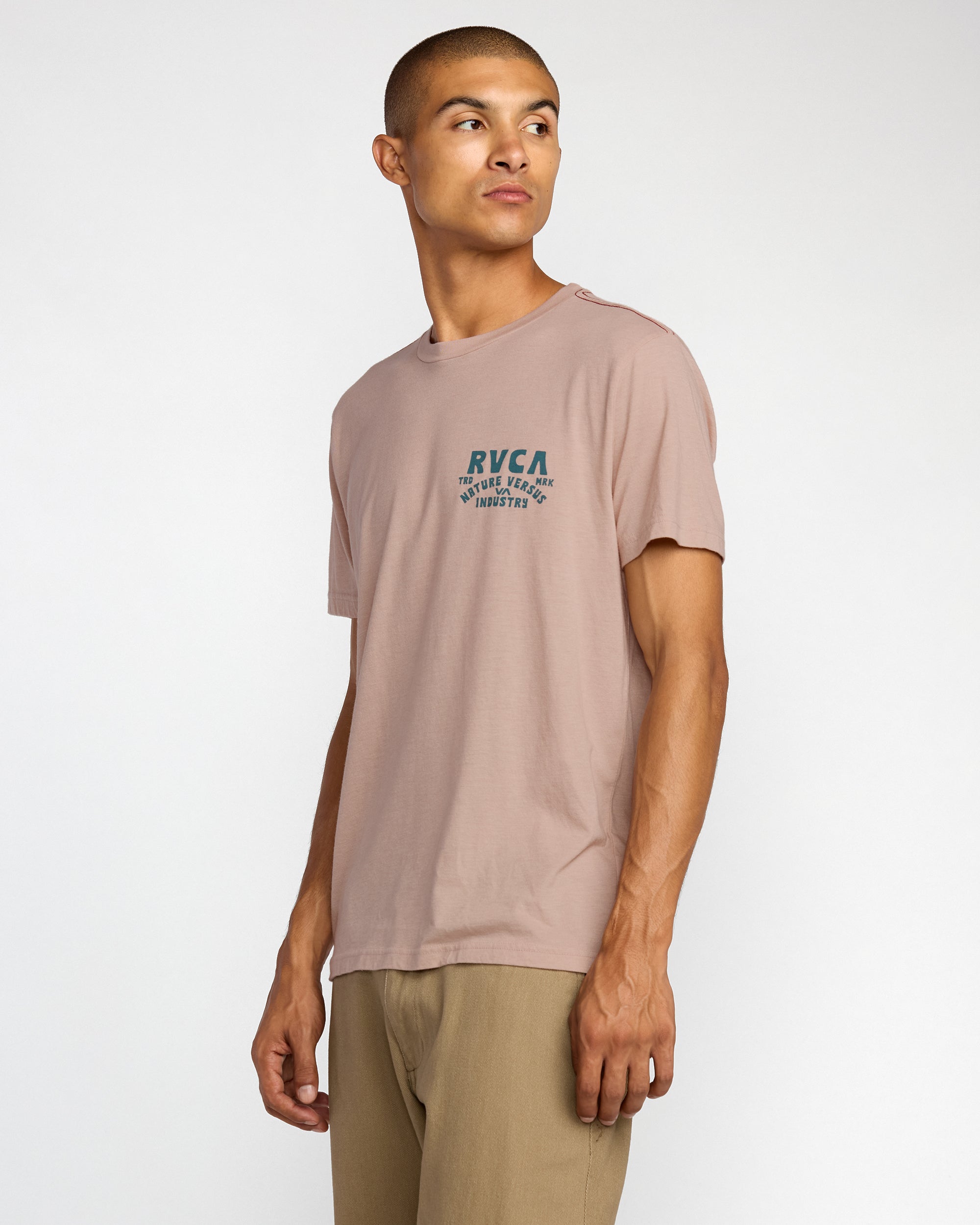RVCA Ridge Short Sleeve Tee - Pale Mauve | RVCA near me