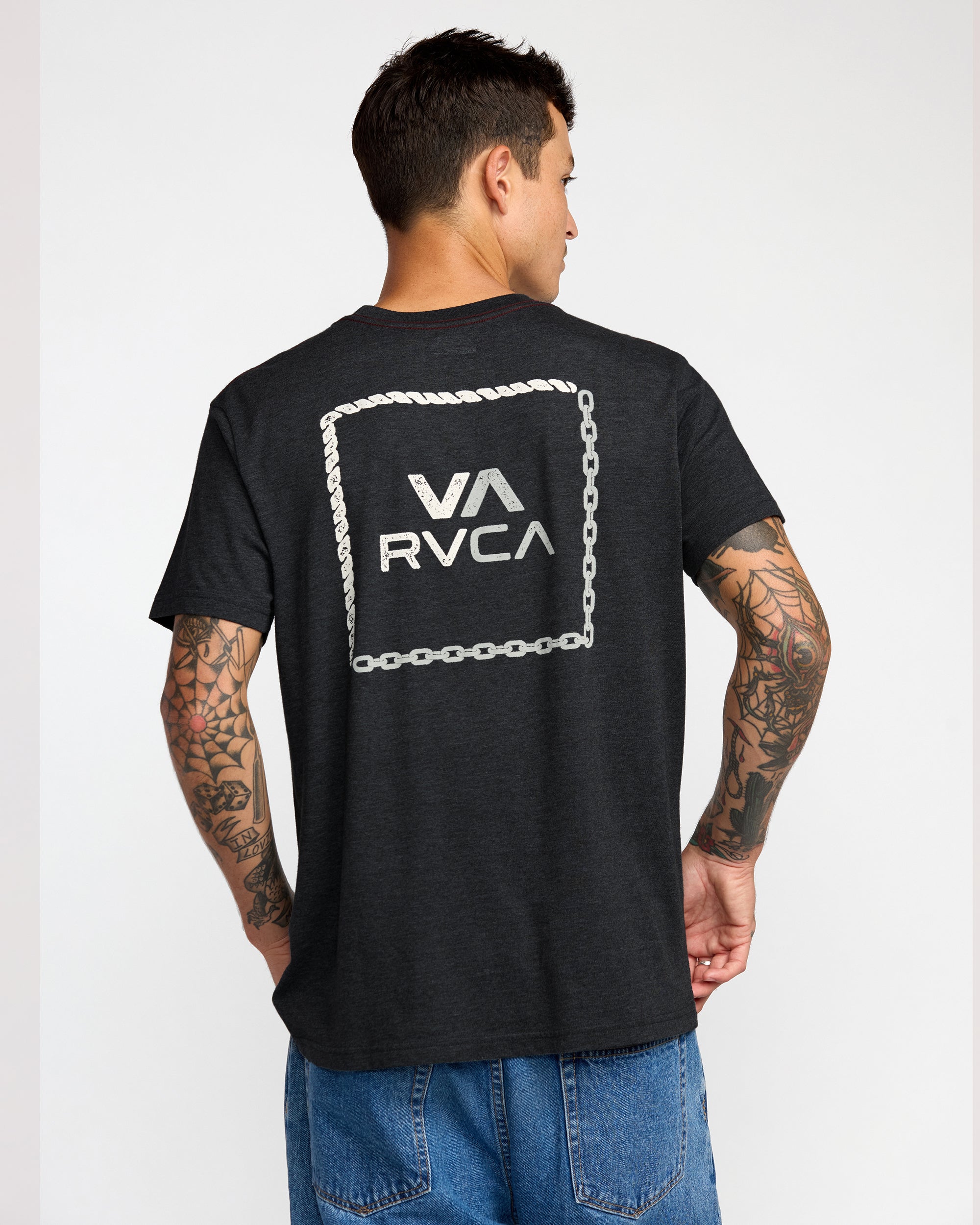 Bonded Short Sleeve Tee - Black | RVCA online
