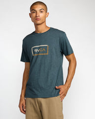 Bonded Short Sleeve Tee - Duck Blue | RVCA discount