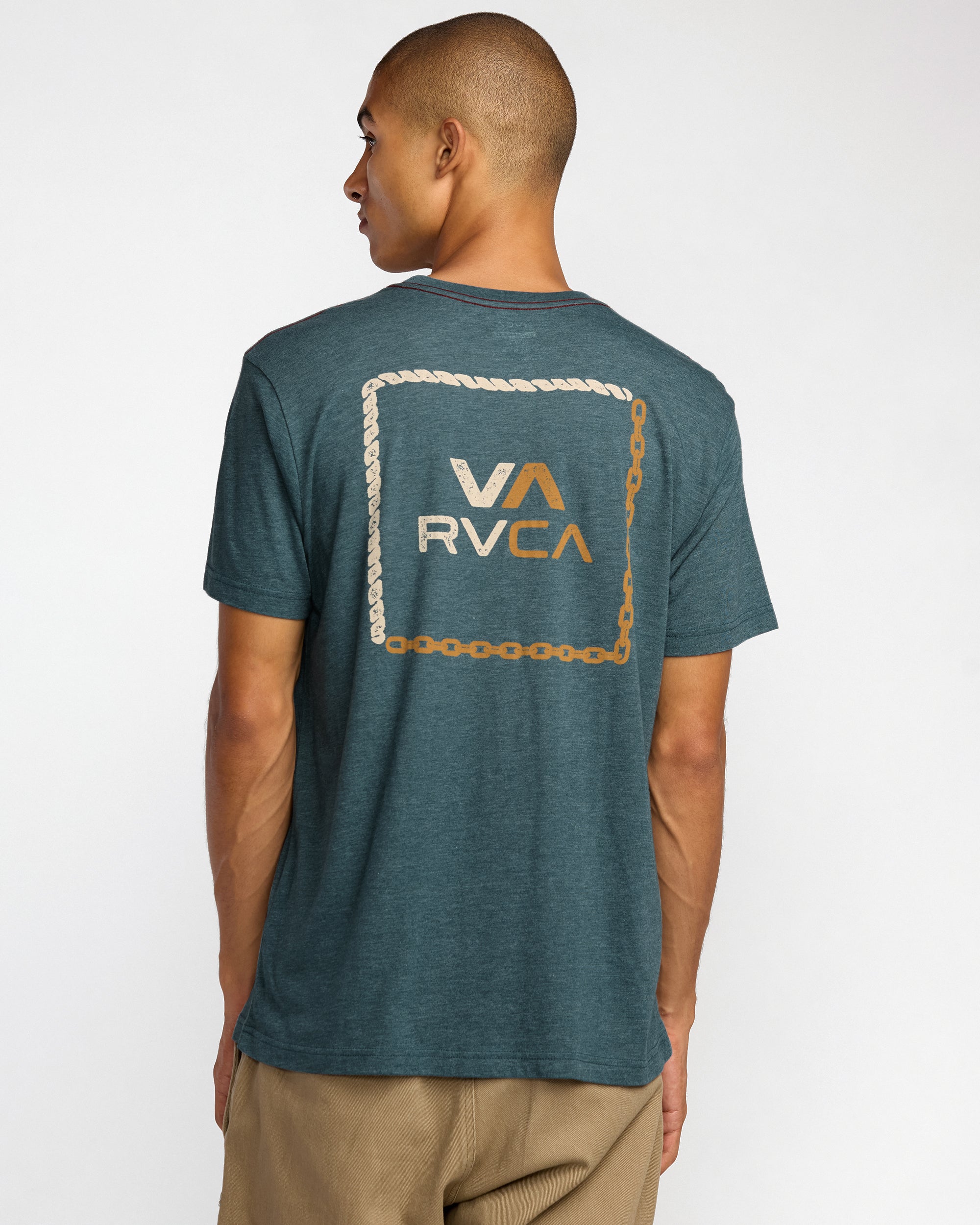 Bonded Short Sleeve Tee - Duck Blue | RVCA discount