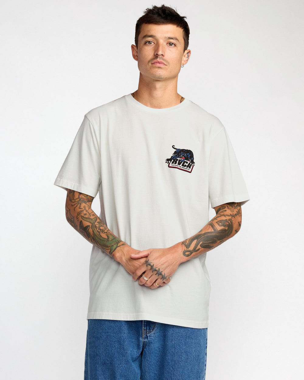 Penstation Short Sleeve Tee - Antique White | RVCA sale