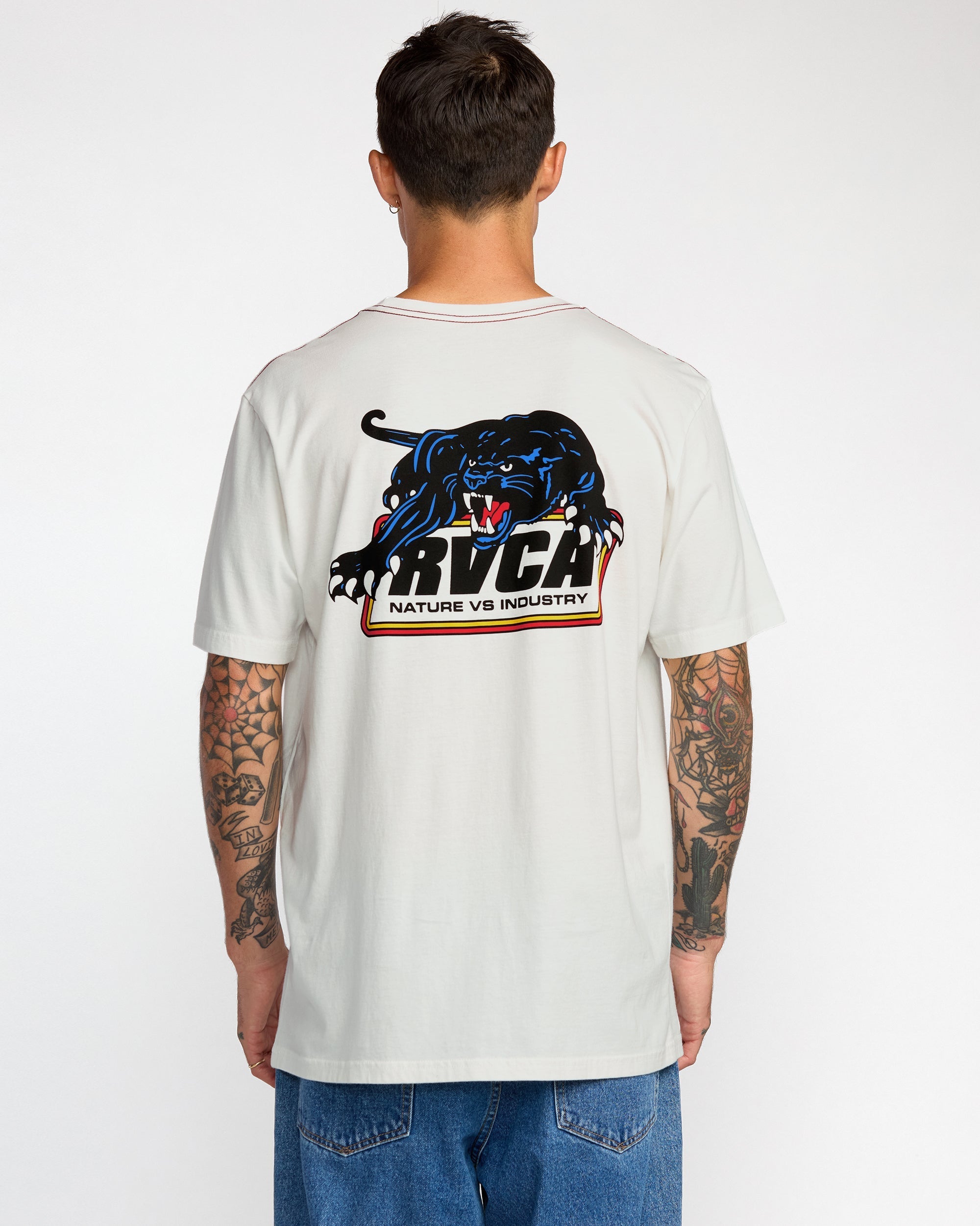 Penstation Short Sleeve Tee - Antique White | RVCA sale