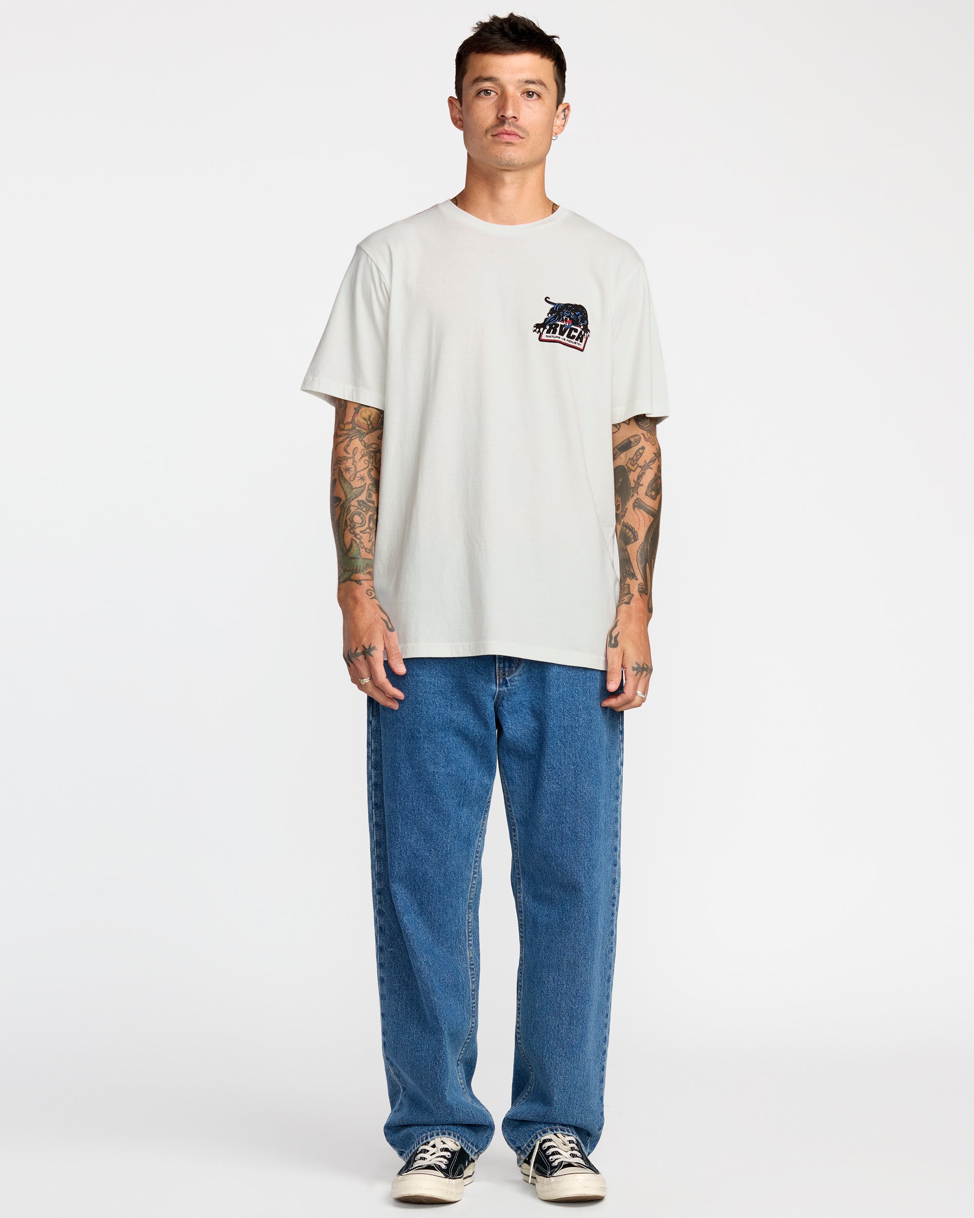 Penstation Short Sleeve Tee - Antique White | RVCA sale