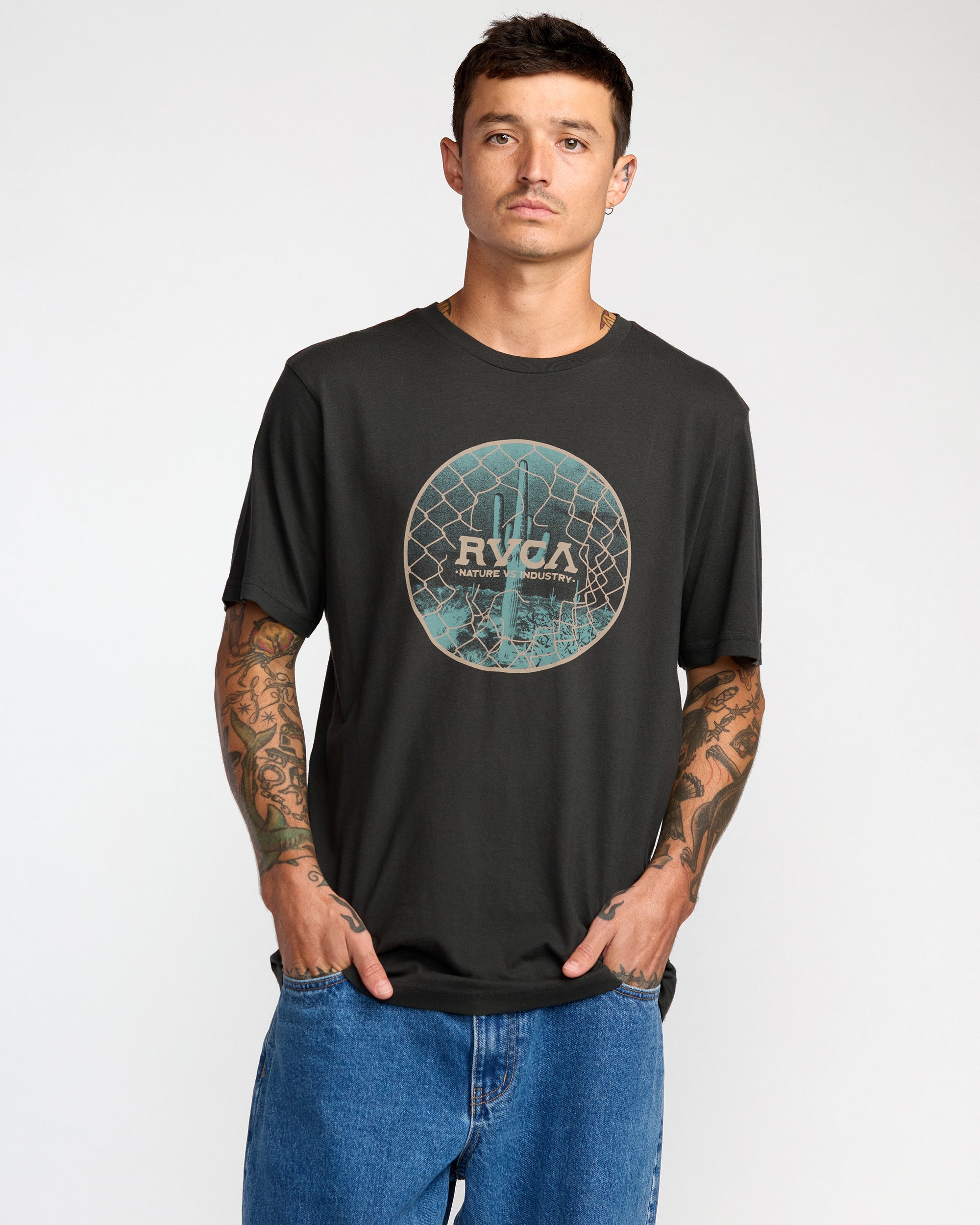 Trespass Short Sleeve Tee - Pirate Black | RVCA near me