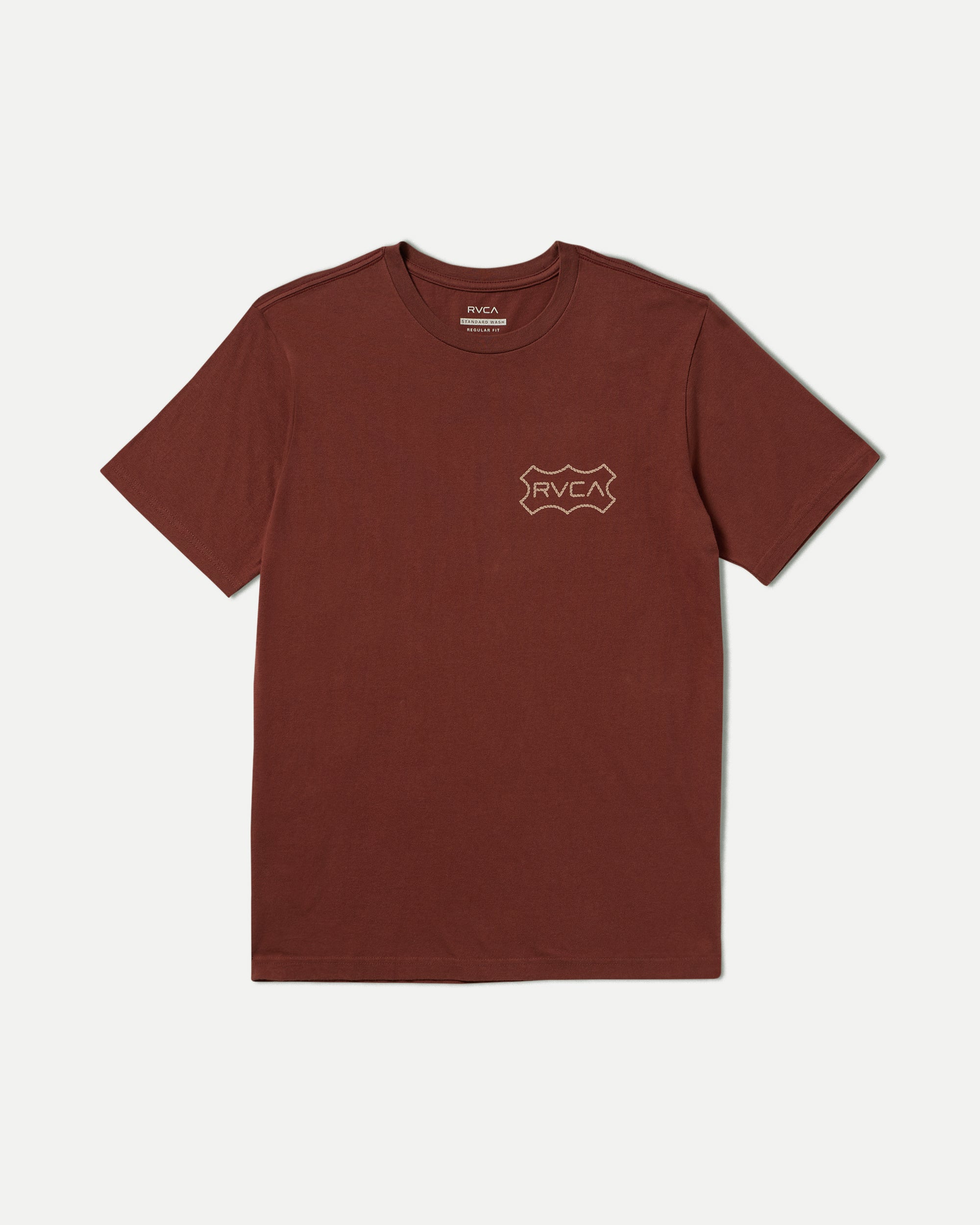 Genuine RVCA Short Sleeve Tee - Red Earth | RVCA online