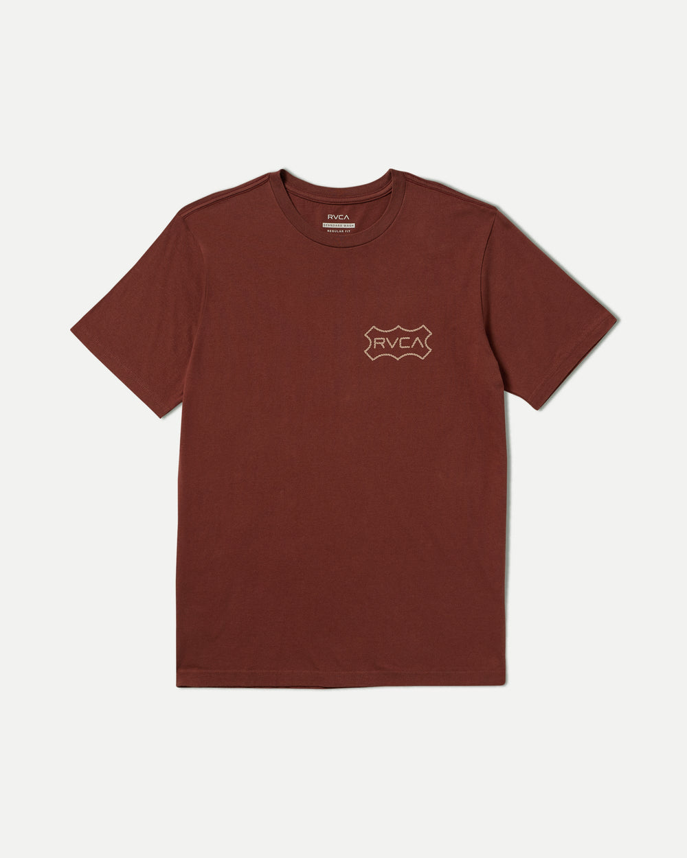 Genuine RVCA Short Sleeve Tee - Red Earth | RVCA online