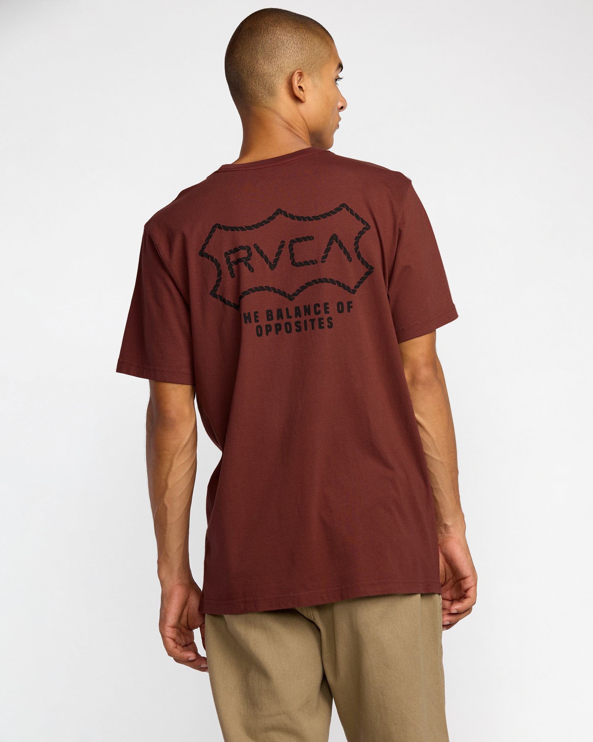 Genuine RVCA Short Sleeve Tee - Red Earth | RVCA online