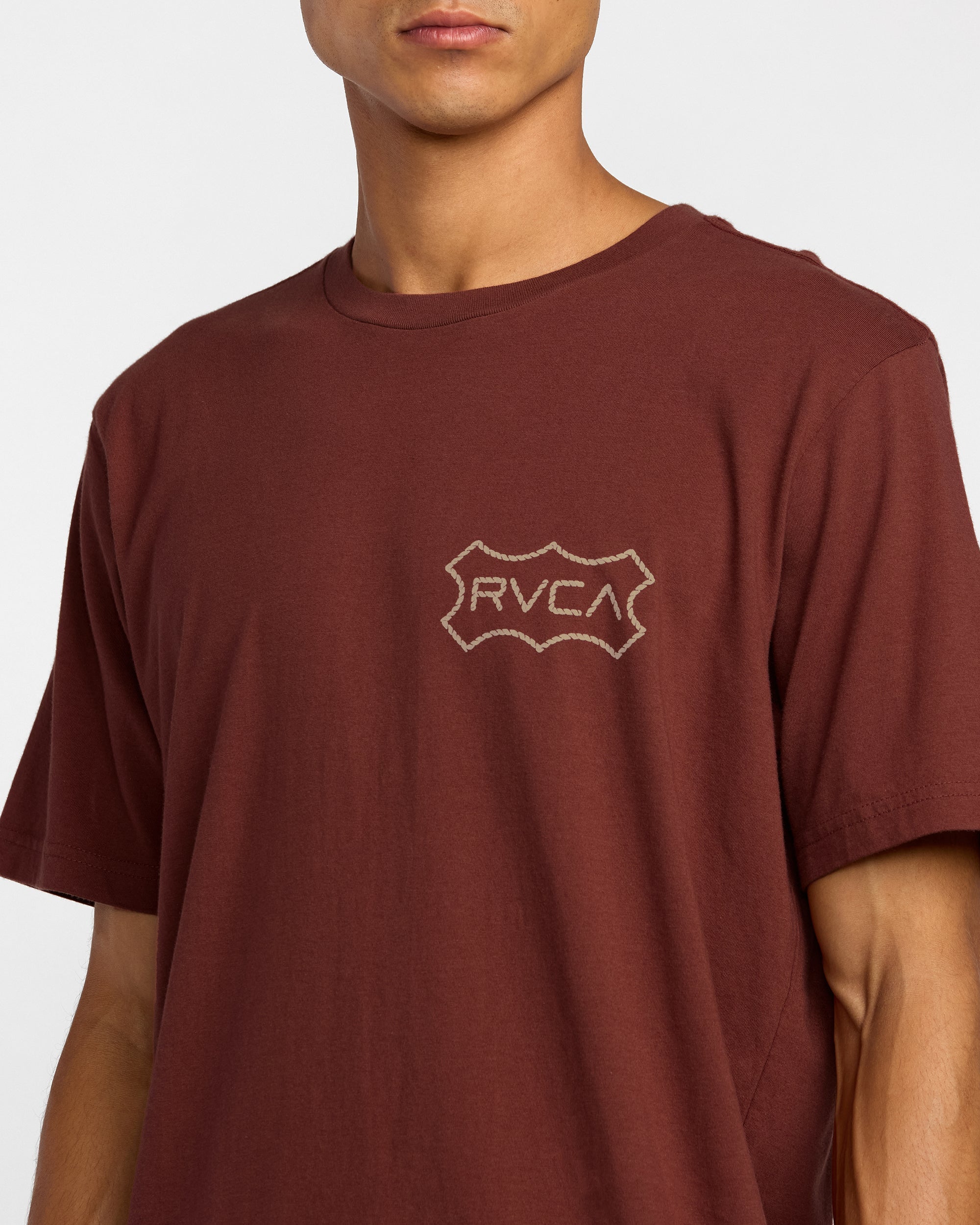 Genuine RVCA Short Sleeve Tee - Red Earth | RVCA online