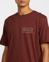 Genuine RVCA Short Sleeve Tee - Red Earth | RVCA online