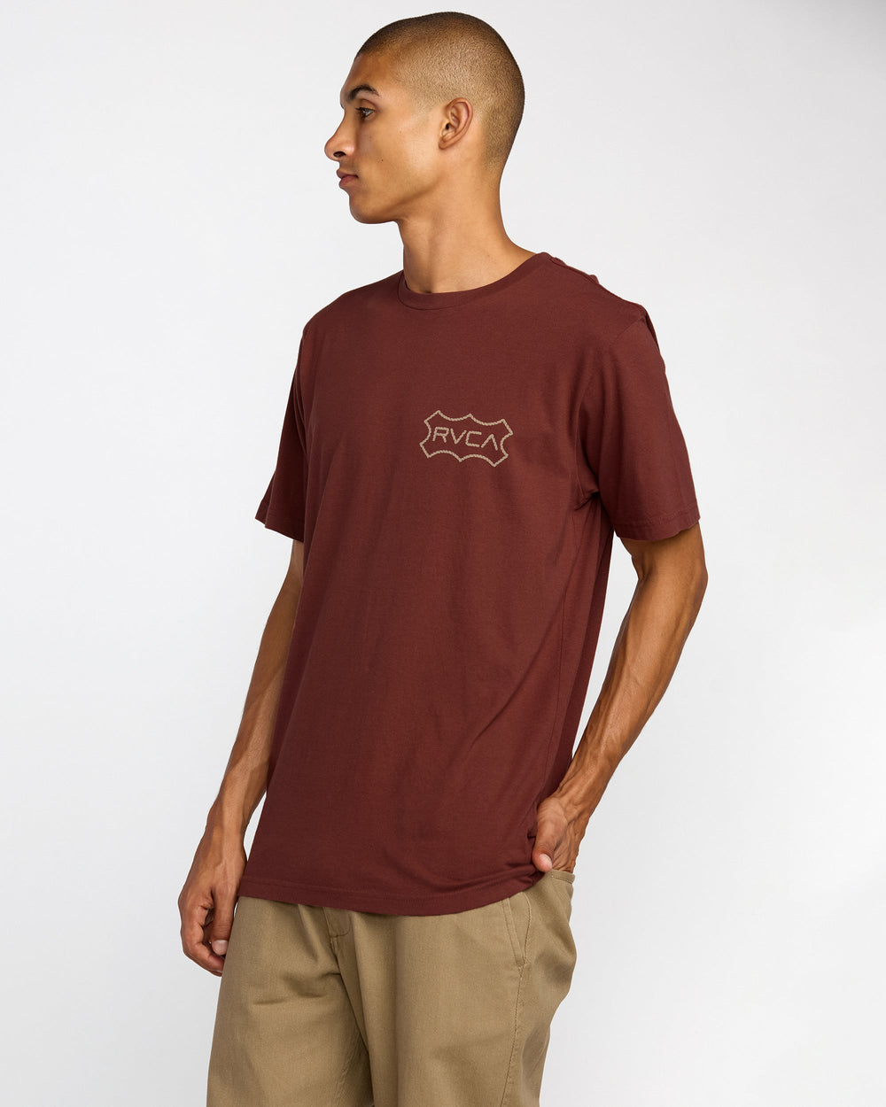Genuine RVCA Short Sleeve Tee - Red Earth | RVCA online