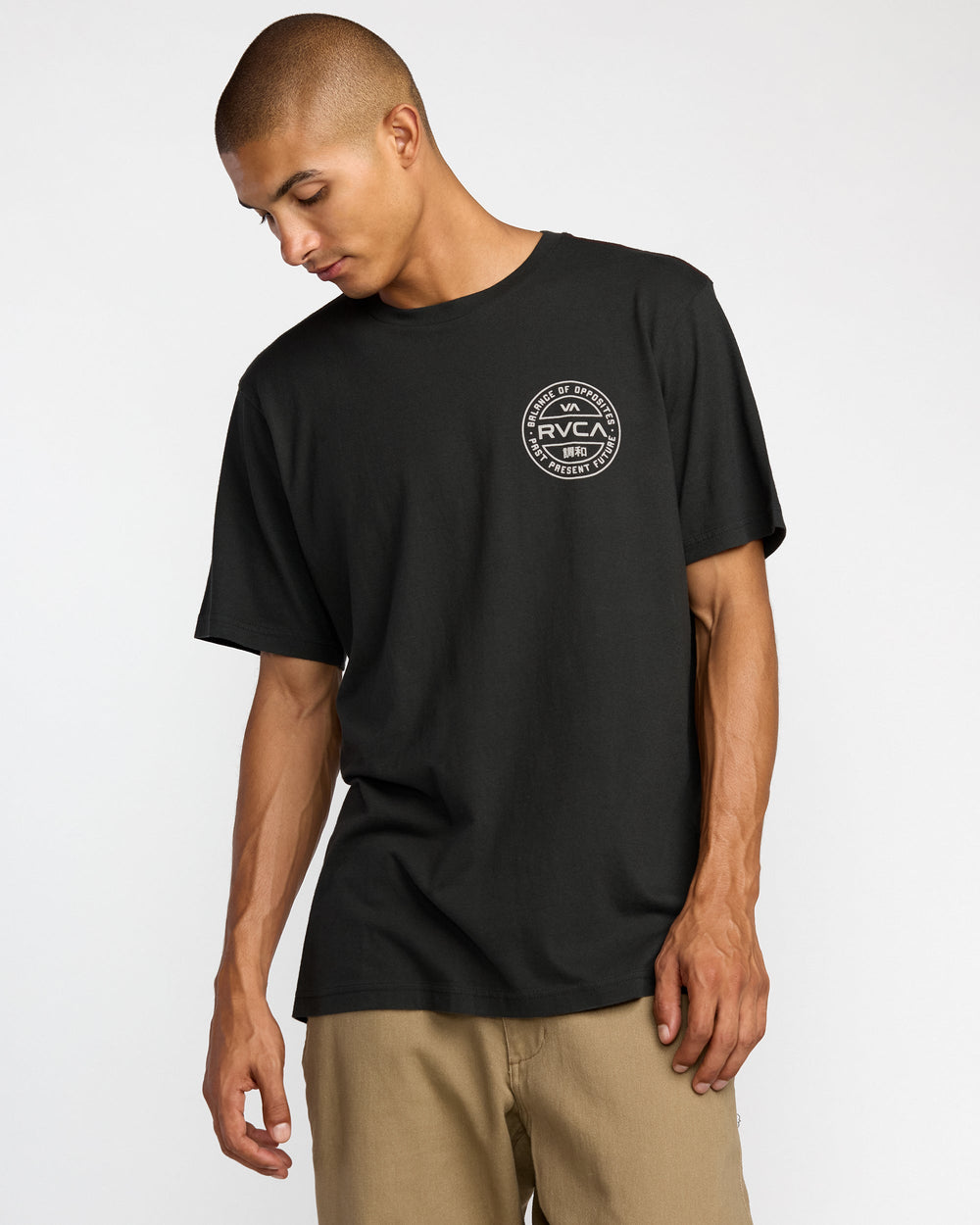 Fuel Cap Short Sleeve Tee - Pirate Black | RVCA discount