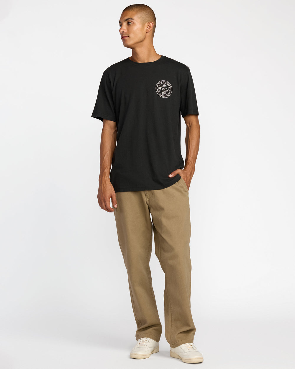 Fuel Cap Short Sleeve Tee - Pirate Black | RVCA discount
