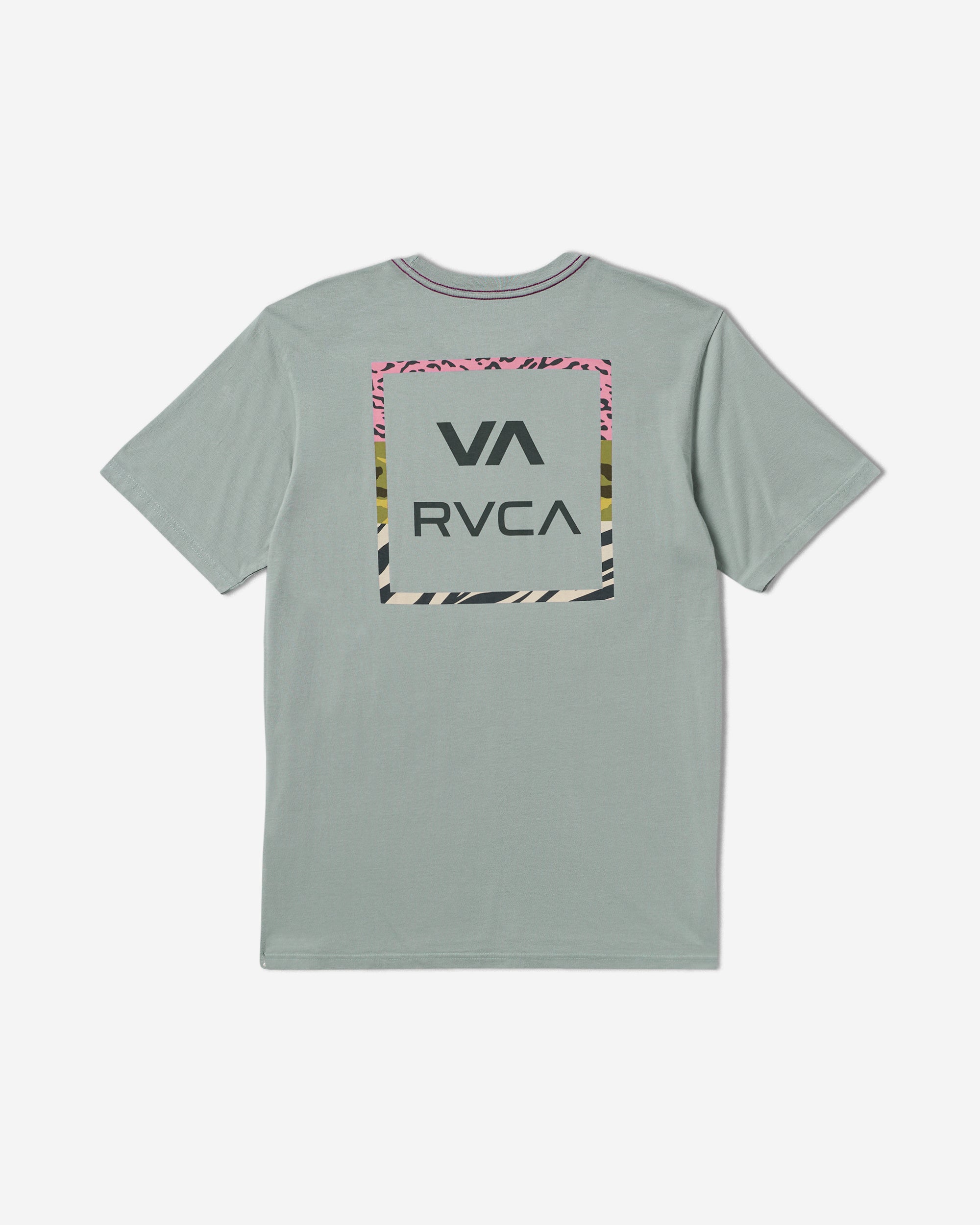 VA All The Way Short Sleeve Tee - Lead | RVCA for sale