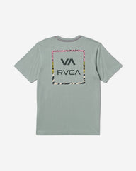 VA All The Way Short Sleeve Tee - Lead | RVCA for sale