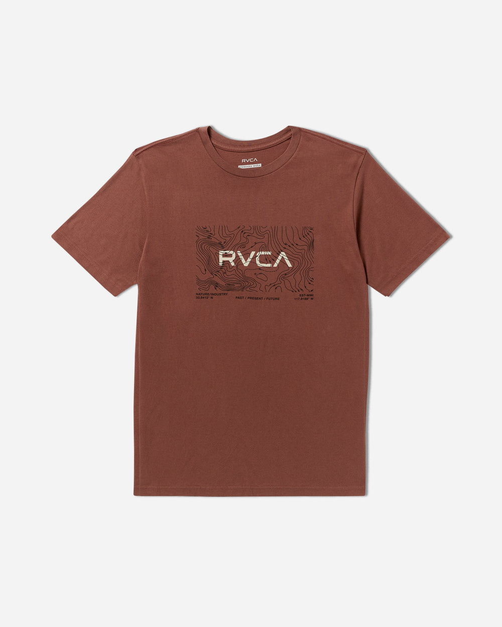 Topo XL Short Sleeve Tee - Red Earth | RVCA US