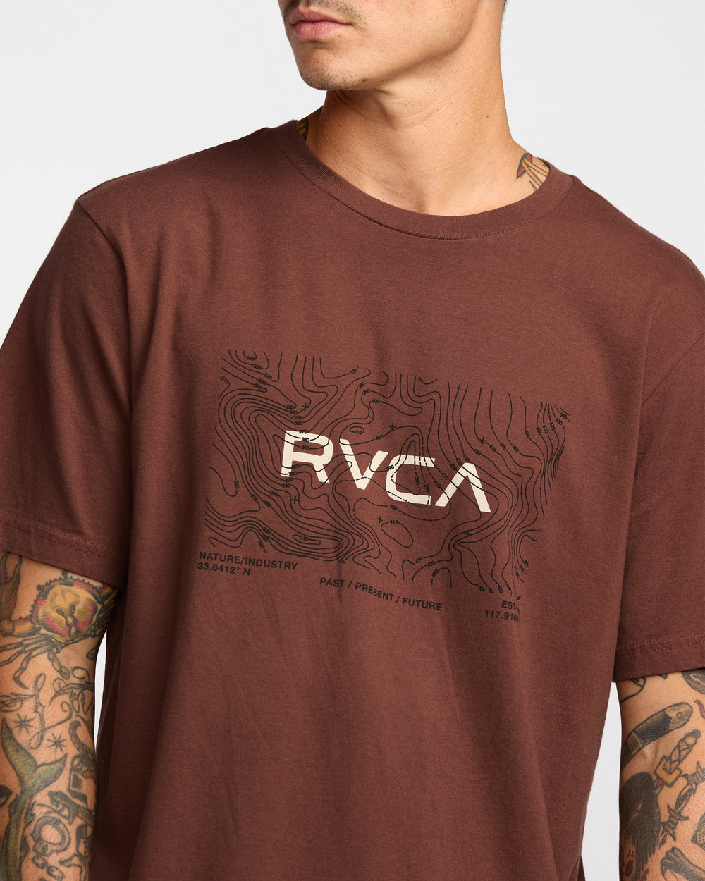 Topo XL Short Sleeve Tee - Red Earth | RVCA US