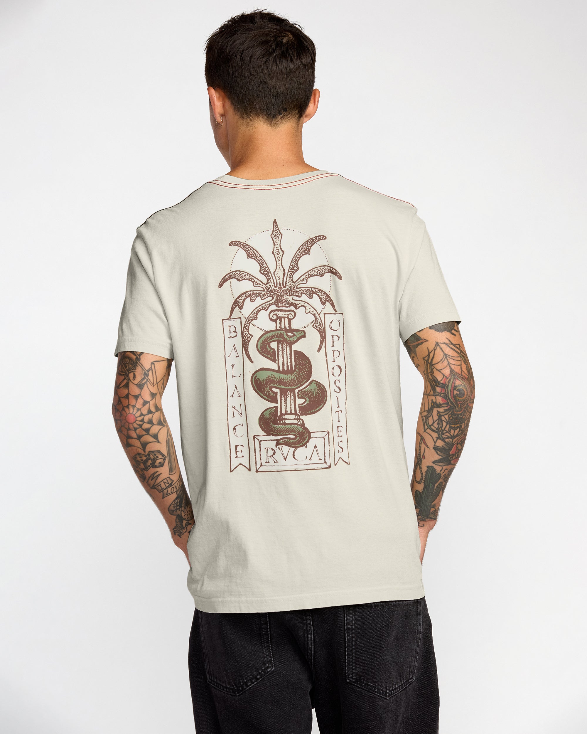 Serpent Short Sleeve Tee - Ceramic | RVCA sale