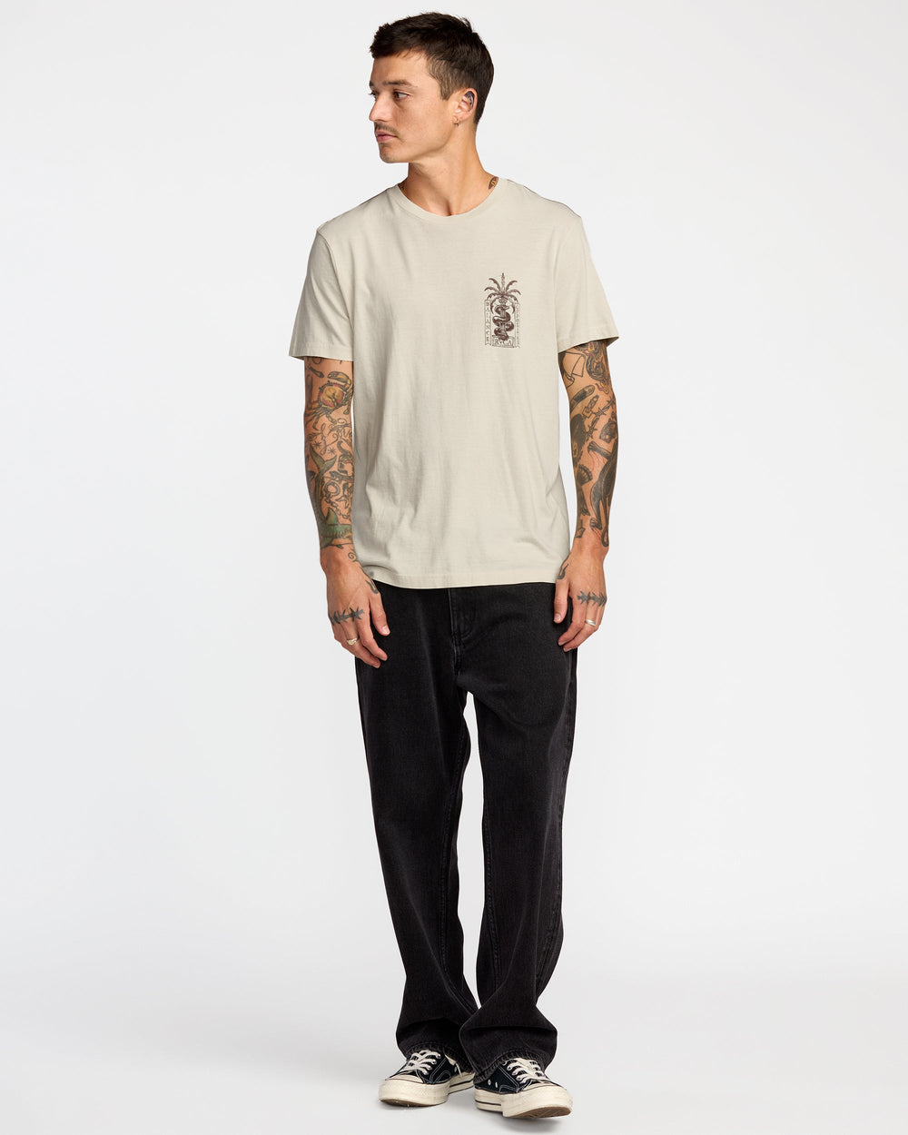 Serpent Short Sleeve Tee - Ceramic | RVCA sale