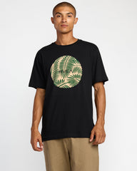 Motors Short Sleeve Tee - Black Palms | RVCA discount