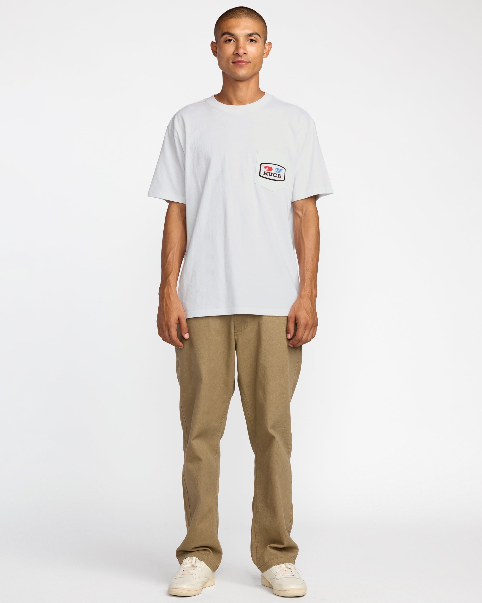Soar Pocket Short Sleeve Tee - White | RVCA sale