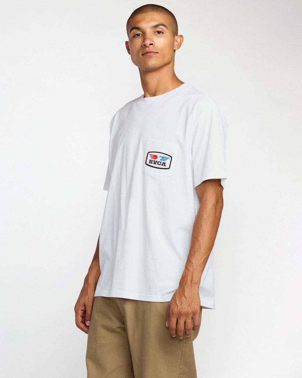 Soar Pocket Short Sleeve Tee - White | RVCA sale