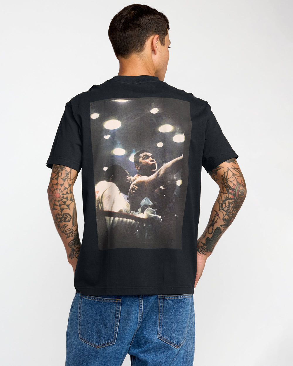VA X Ali Ringside Short Sleeve Tee - Black | RVCA for sale