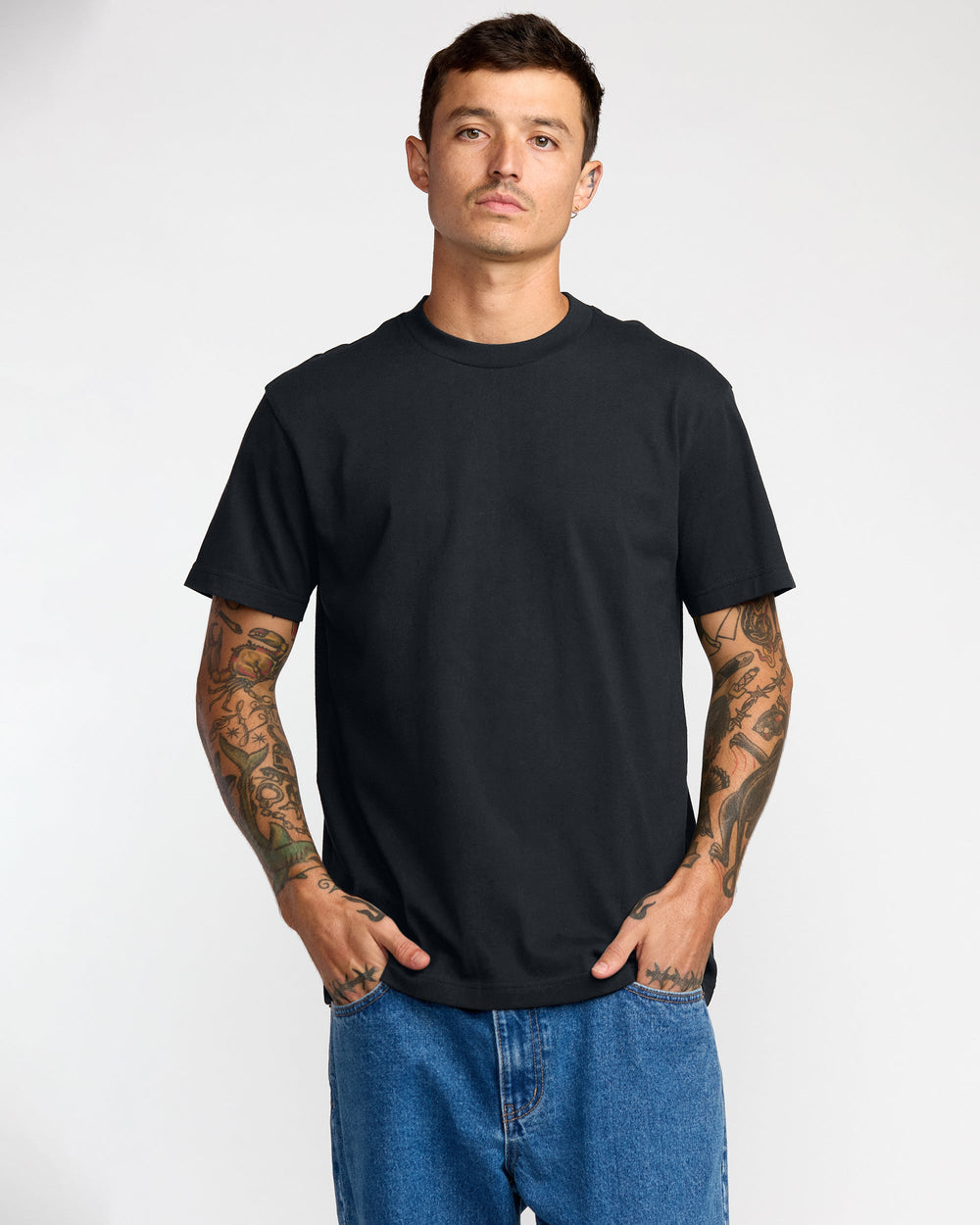 VA X Ali Ringside Short Sleeve Tee - Black | RVCA for sale