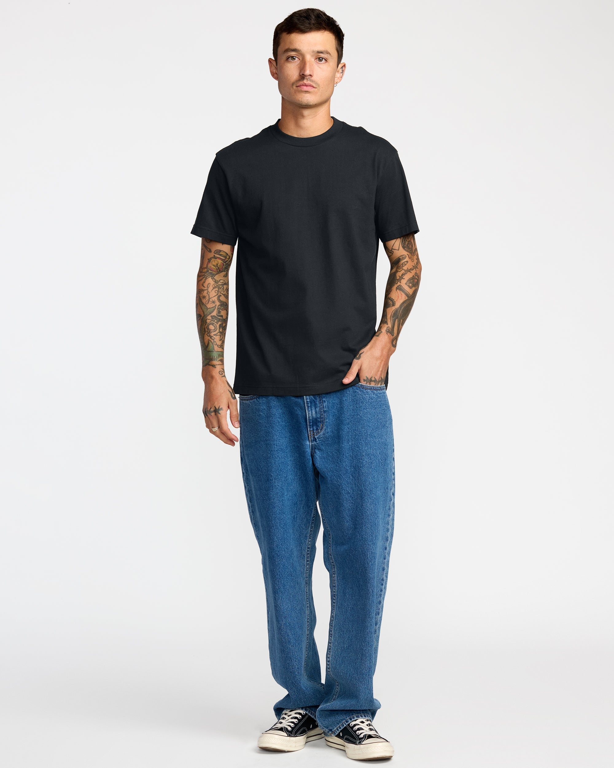 VA X Ali Ringside Short Sleeve Tee - Black | RVCA for sale