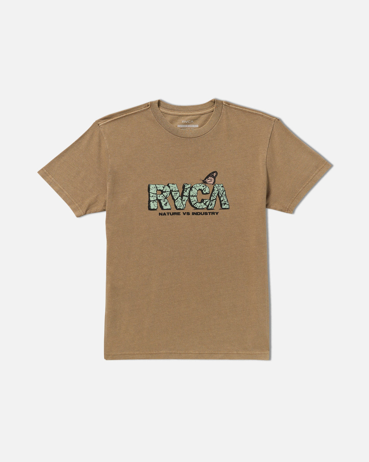 Butterfly FX Short Sleeve Tee - Coyote | RVCA US