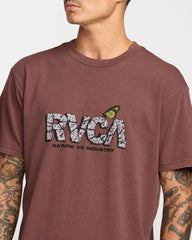Butterfly FX Short Sleeve Tee - Red Earth | RVCA US
