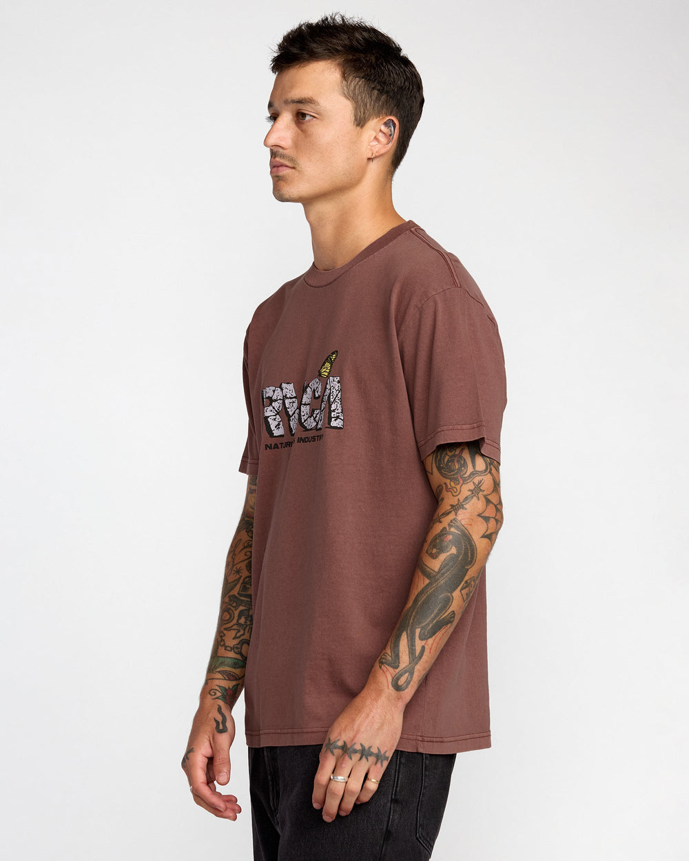 Butterfly FX Short Sleeve Tee - Red Earth | RVCA US