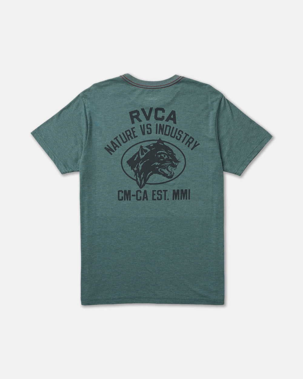Sky Cat Short Sleeve Tee - Balsam Green | RVCA near me