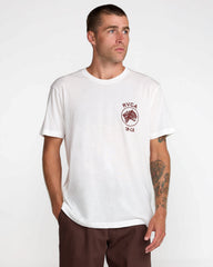 Sky Cat Short Sleeve Tee - Antique White | RVCA outlet