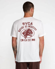 Sky Cat Short Sleeve Tee - Antique White | RVCA outlet