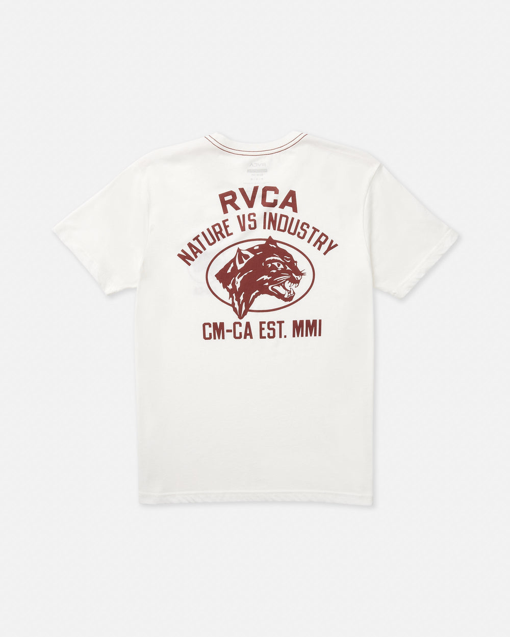 Sky Cat Short Sleeve Tee - Antique White | RVCA outlet