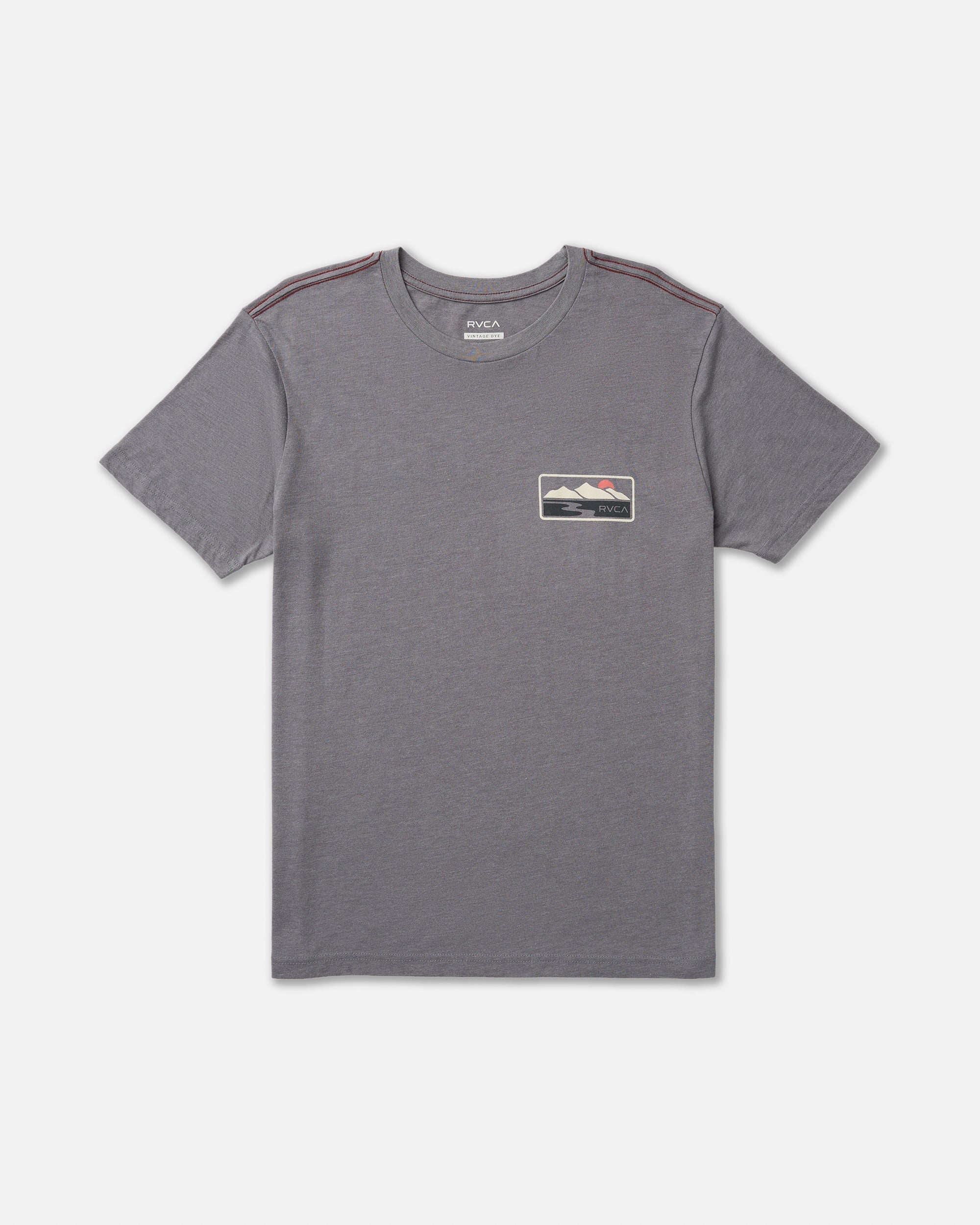 Peak Cove Short Sleeve Tee - Smoke | RVCA US