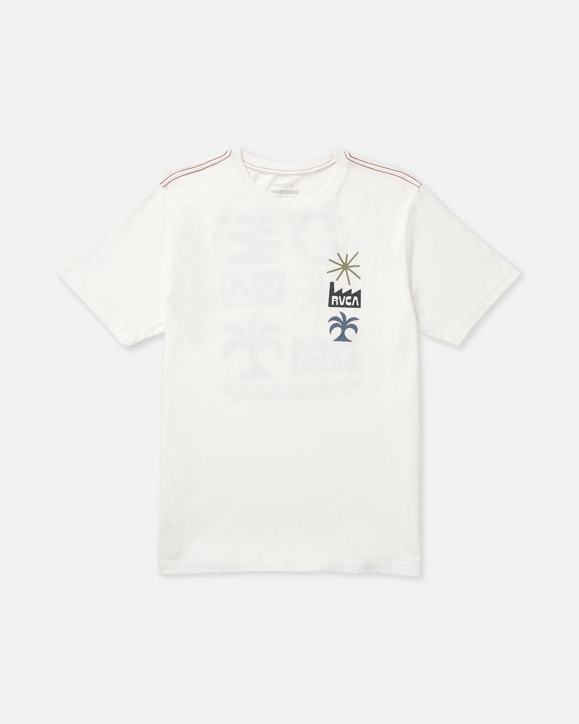 Mirage Short Sleeve Tee - Antique White | RVCA outlet