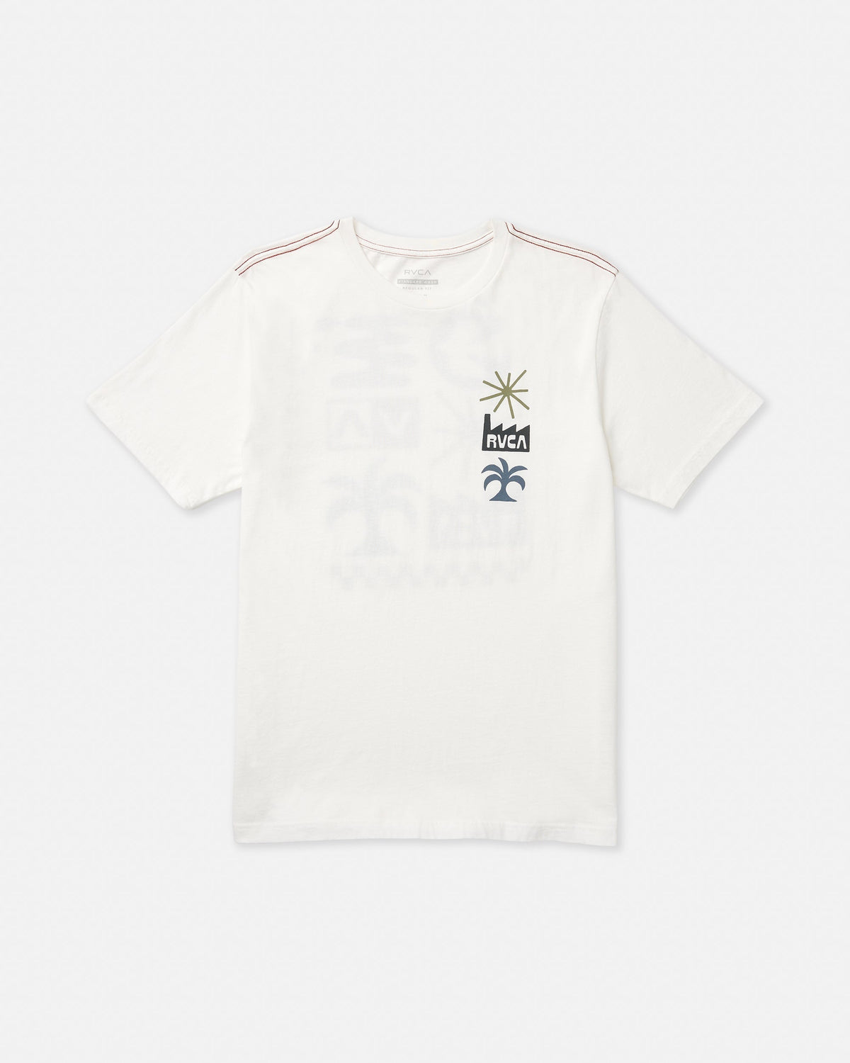 Mirage Short Sleeve Tee - Antique White | RVCA outlet
