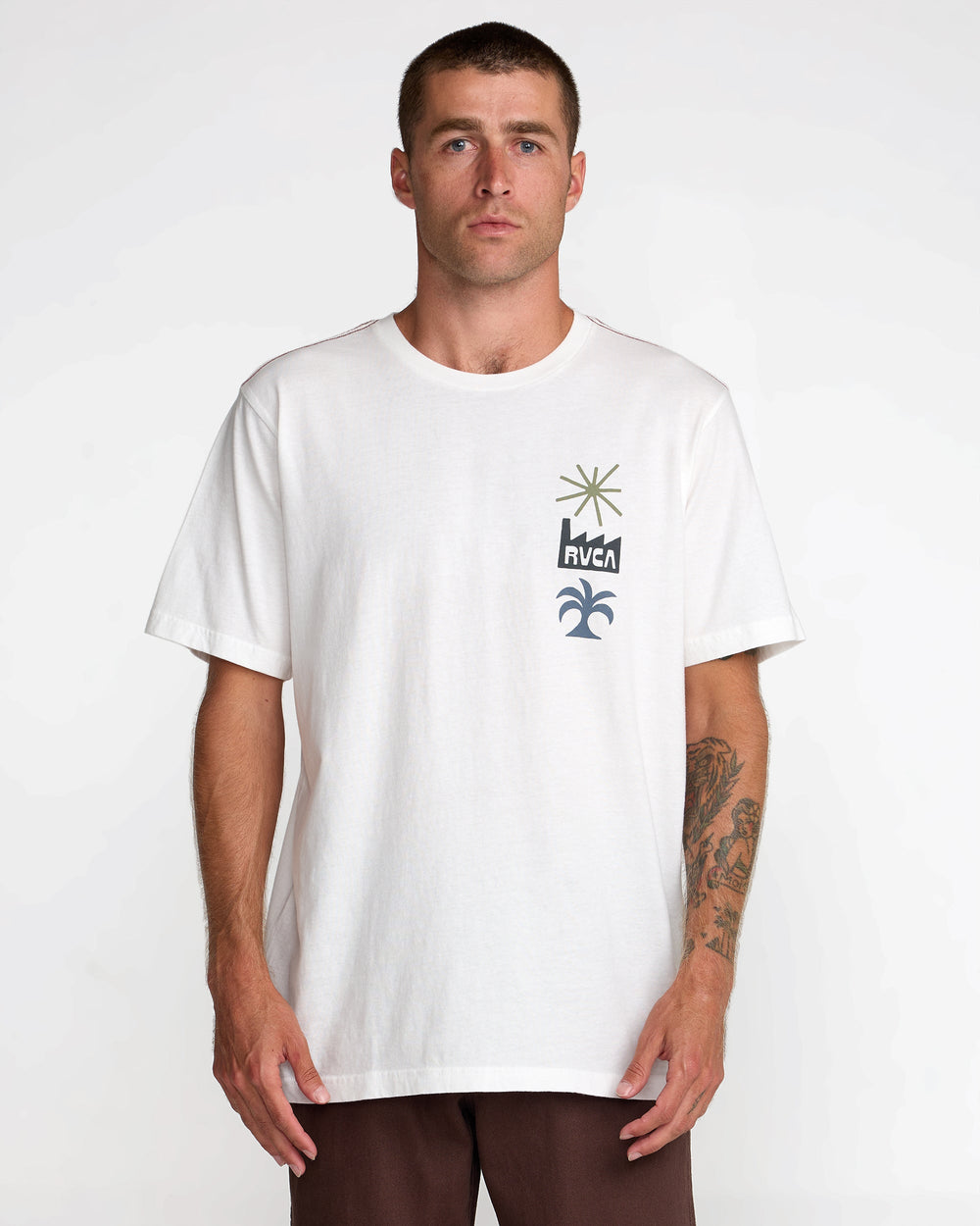 Mirage Short Sleeve Tee - Antique White | RVCA outlet