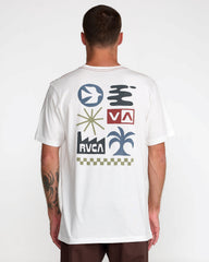 Mirage Short Sleeve Tee - Antique White | RVCA outlet