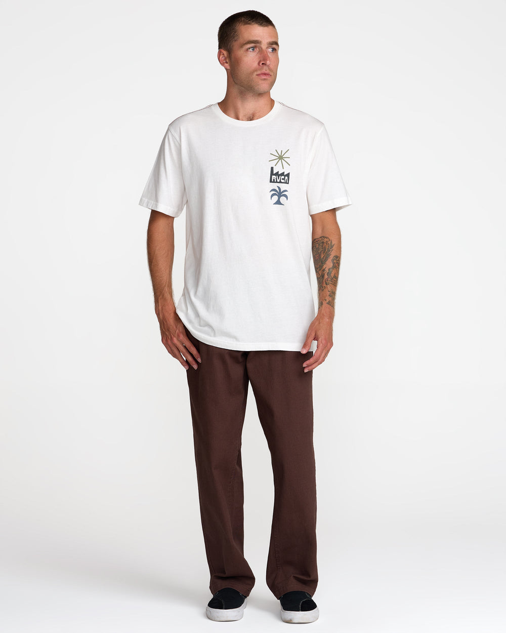 Mirage Short Sleeve Tee - Antique White | RVCA outlet