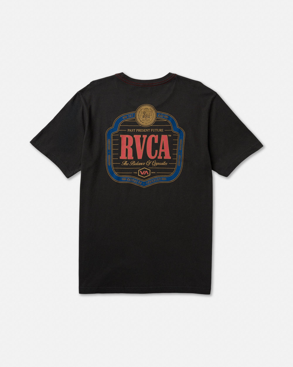 Philsner Short Sleeve Tee - Pirate Black | RVCA on sale