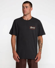 Sign Post Short Sleeve Tee - Pirate Black | RVCA near me