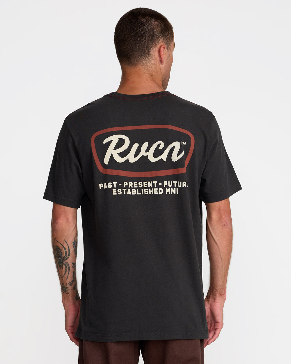Sign Post Short Sleeve Tee - Pirate Black | RVCA near me