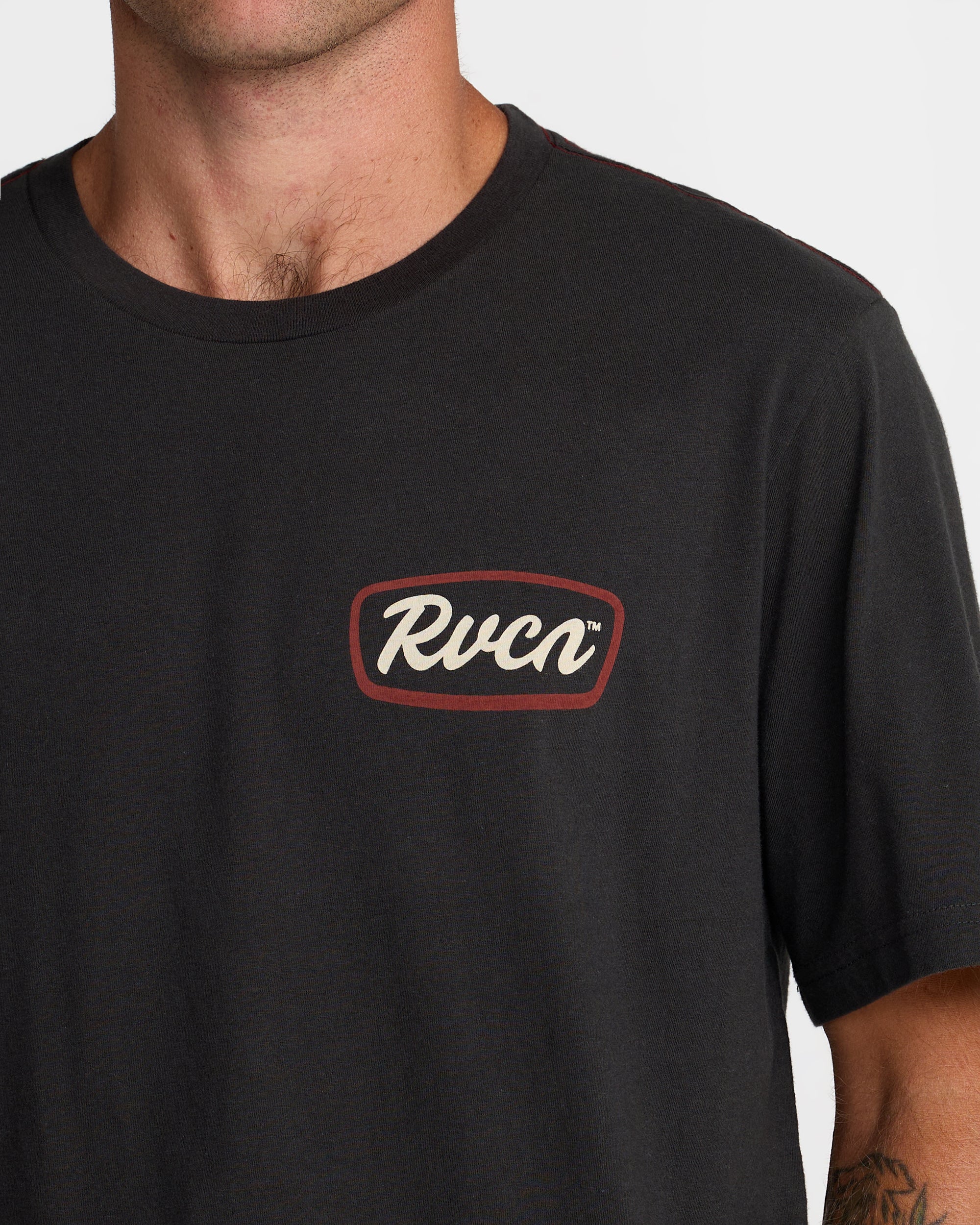 Sign Post Short Sleeve Tee - Pirate Black | RVCA near me