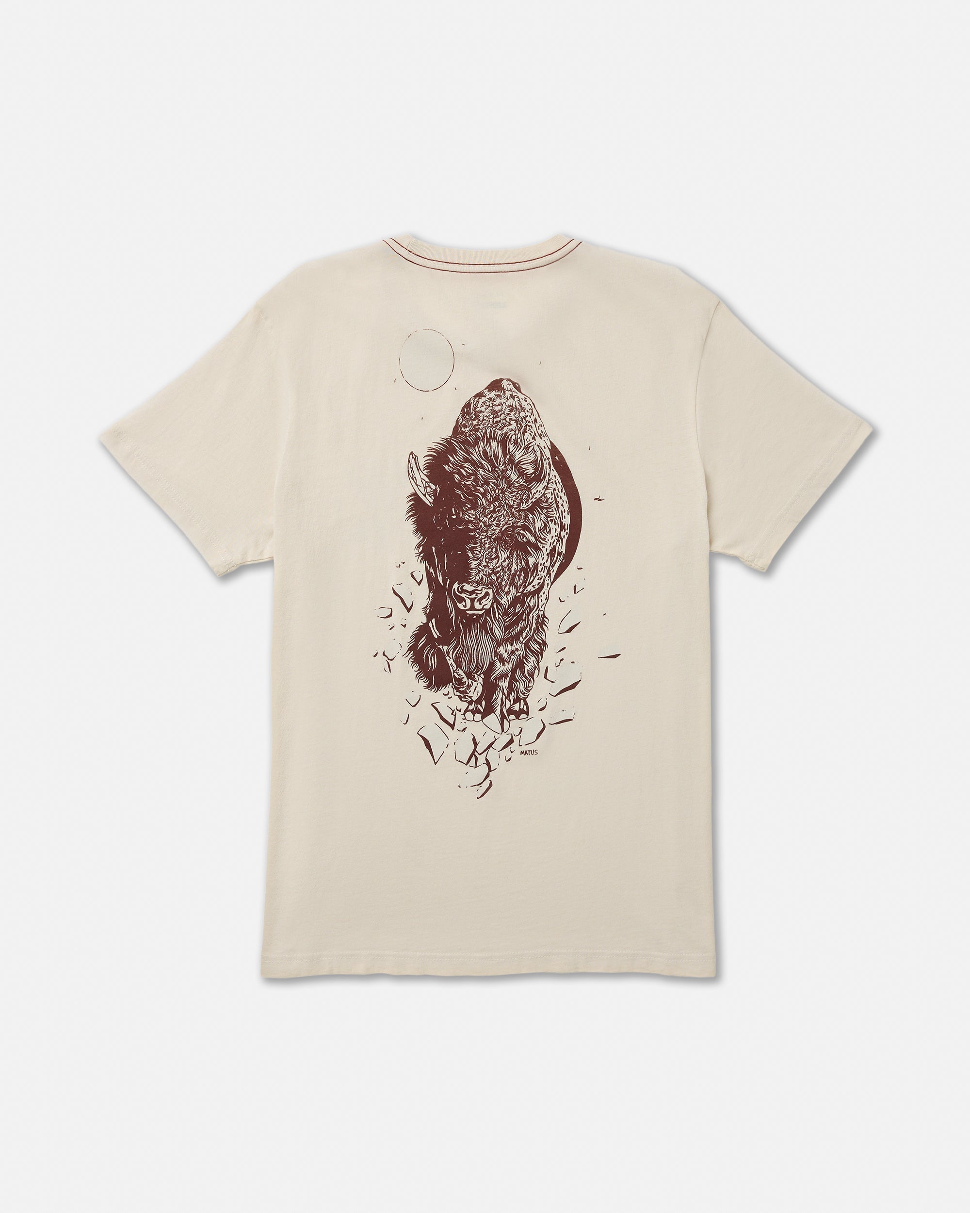 Matus Bison Short Sleeve Tee - Ceramic | RVCA for sale