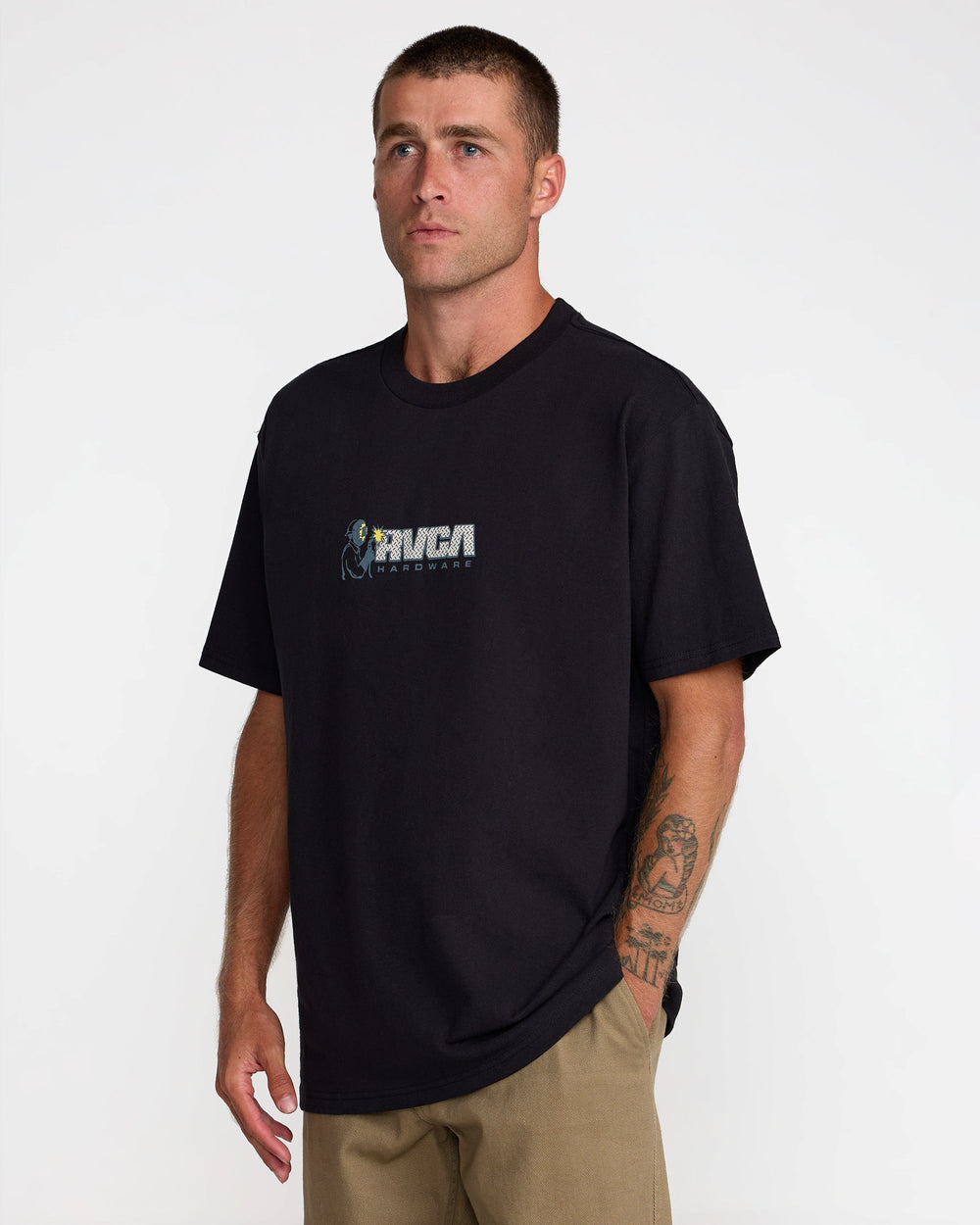 RVCA Hardware Short Sleeve Tee - Black | RVCA online